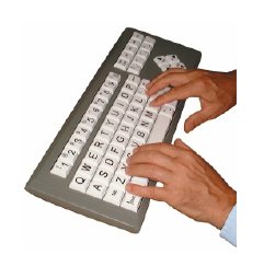 Bild på tangentbordet Big Keys