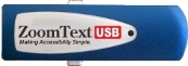 Bild på ZoomText USB pinne