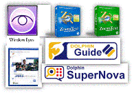 Bild loggor olika skärmläsare